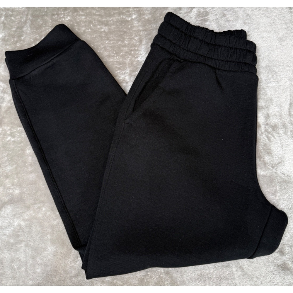 Old Navy Black Bounce Fleece Breathable Jogger Pants Womens Size M